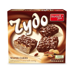 Wafer Cake Chudo Peanut 165g Sweet Plus