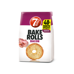 Bake Rolls Bacon 1 box 12pcs x 80g 7 Days 