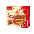 Sponge Cake Bars Strawberry Cream 300g Prestige