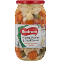 Mixed Pickles &amp; Cauliflower Turshiya  1 box 6pcs x 940g Bodrum  