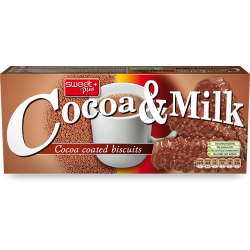 Biscuits Cocoa &amp; Milk 150g Sweet Plus