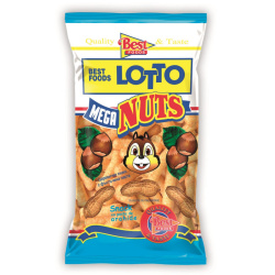 Corn Snack with Peanut Paste Mega Nuts 60g Lotto