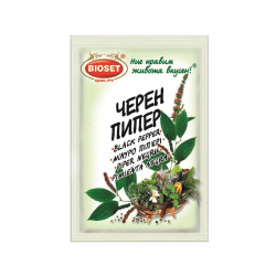 Black Pepper grains 10x10g Bioset