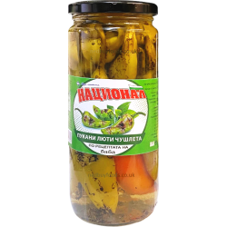 Hot Peppers Grilled 1 box 6pcs x 500g National