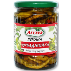 Delicious Hot Peppers Grilled Chorbadzhiiska 560g Arriva