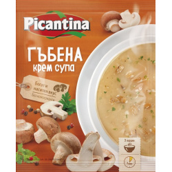Mushroom Cream Soup 1 box 24pcs x 68g Picantina