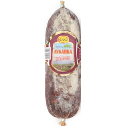 Veal Lukanka sausage vacuum Elko Price per KG