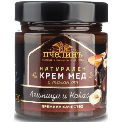 Bee Honey with Hazelnut Tahini and Cocoa 250g Pchelin