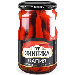 Roasted Peeled Red Peppers No Vinegar 580g Ot Zimnika