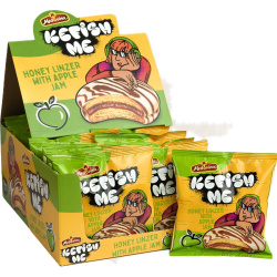 Honey Linzer Biscuit with Apple Jam Kefish Me White Couverture 65g Medovina 