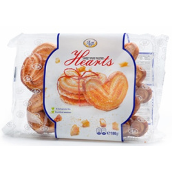 Sweet Puff Pastry Hearts 180g AGI