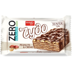 Wafer Chudo Zero Sugar Peanut 38g Sweet Plus
